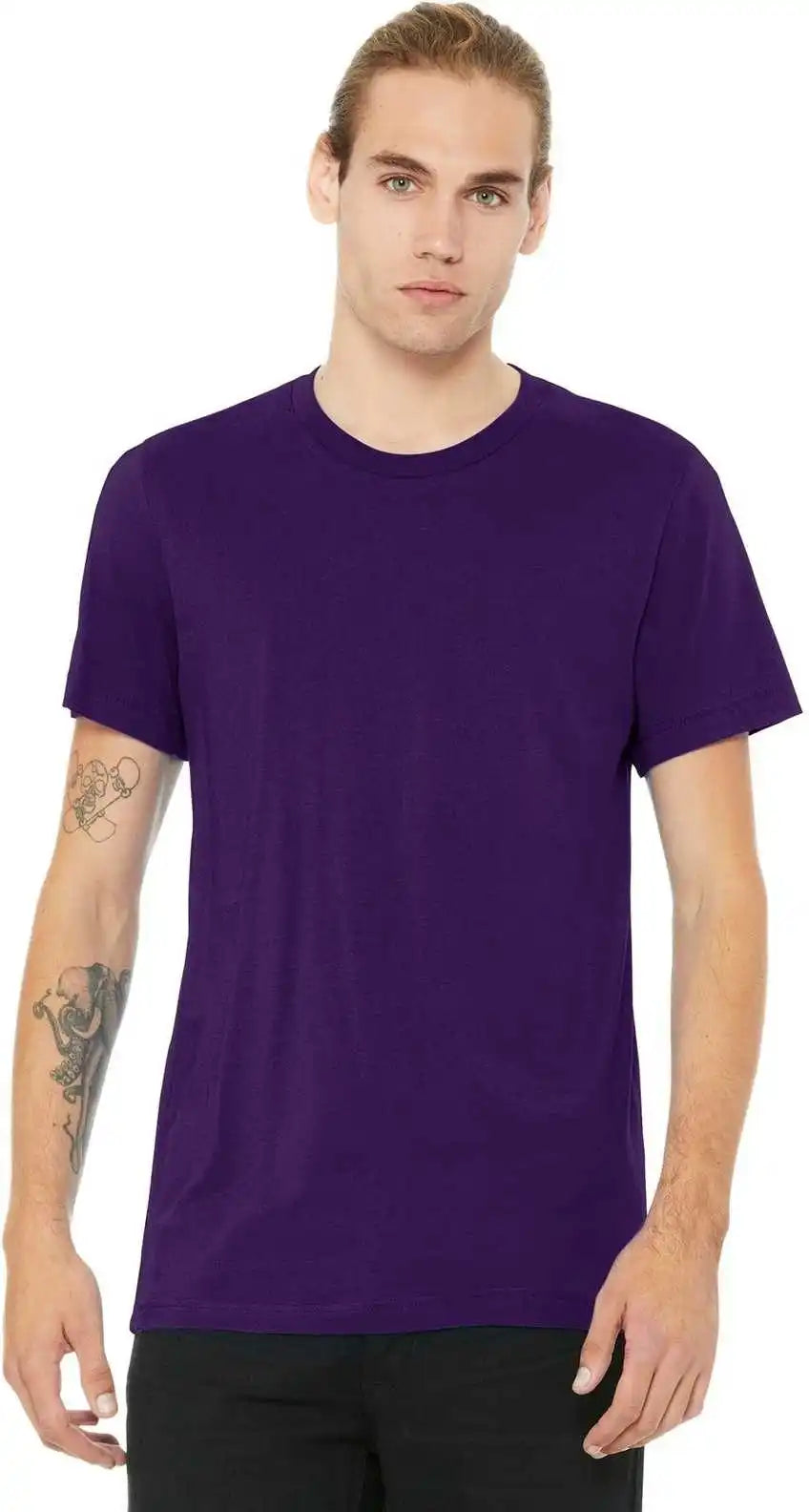 Bella + Canvas 3001 Unisex Jersey Tee Team Purple