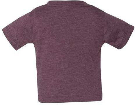 Bella + Canvas 3001b Baby Jersey Tee - Heather Maroon