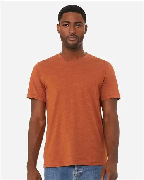 Bella + Canvas 3001cvc Cvc Jersey Tee - Heather Autumn