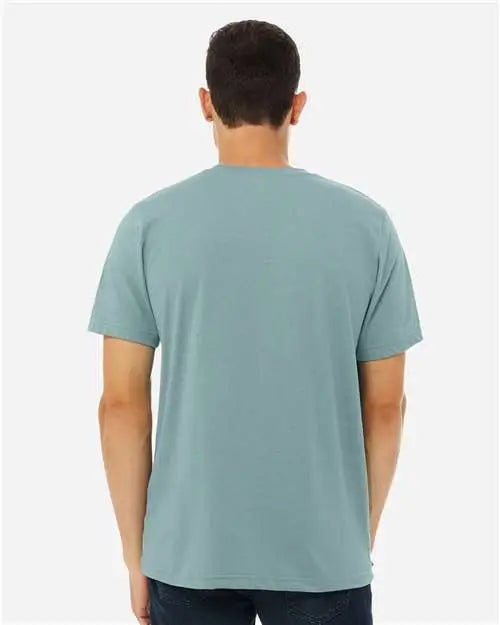 Bella + Canvas 3001cvc Cvc Jersey Tee - Heather Blue Lagoon