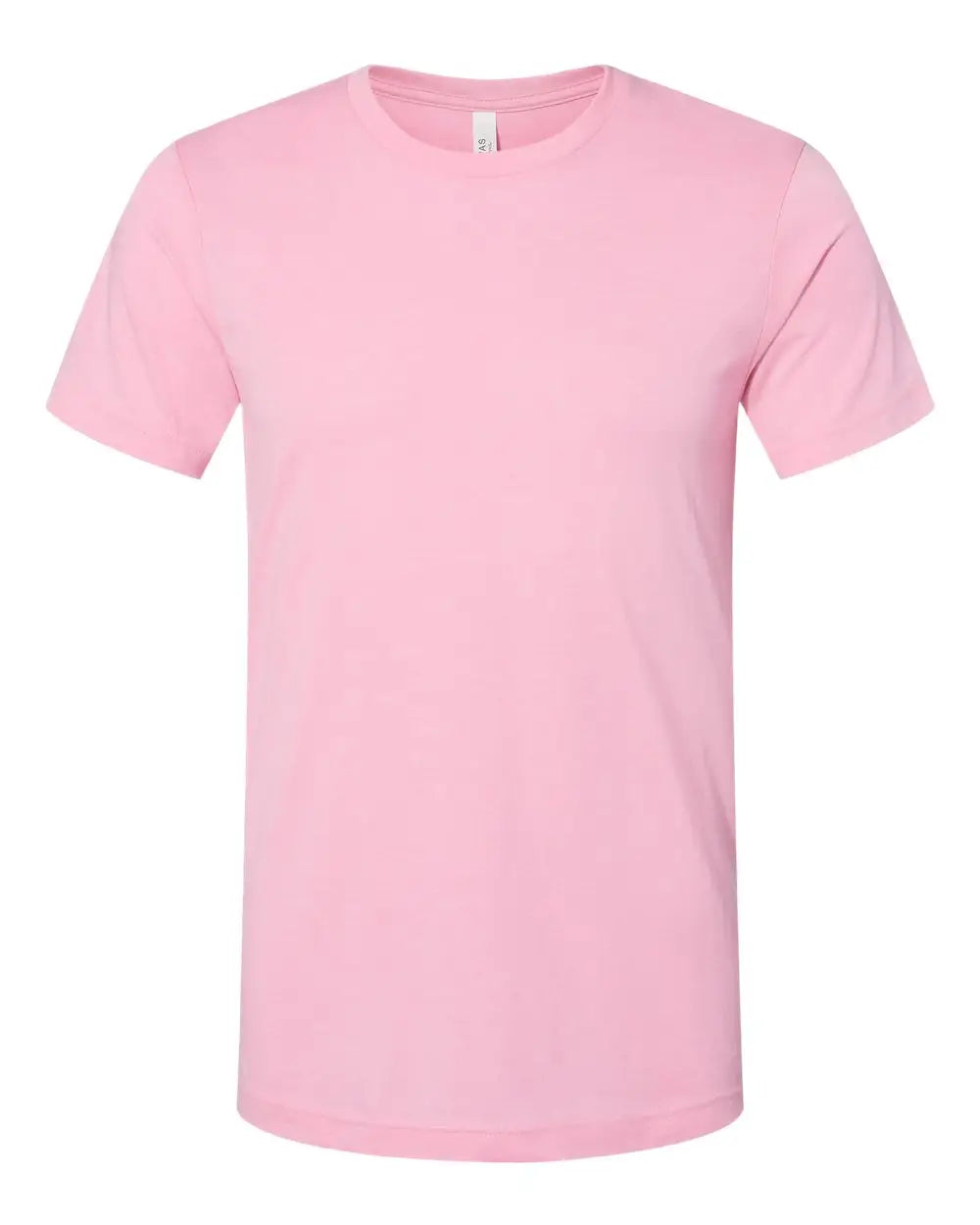 Bella + Canvas 3001cvc Cvc Jersey Tee - Heather Bubble Gum - Pink / Xs