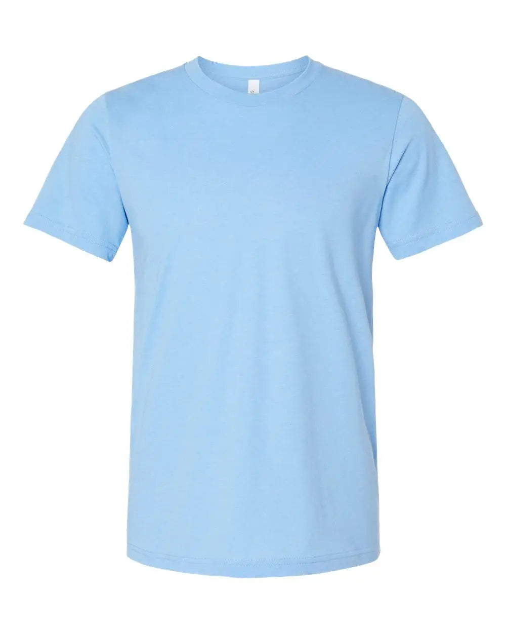 Bella + Canvas 3001cvc Cvc Jersey Tee - Heather Carolina Blue - Columbia / Xs