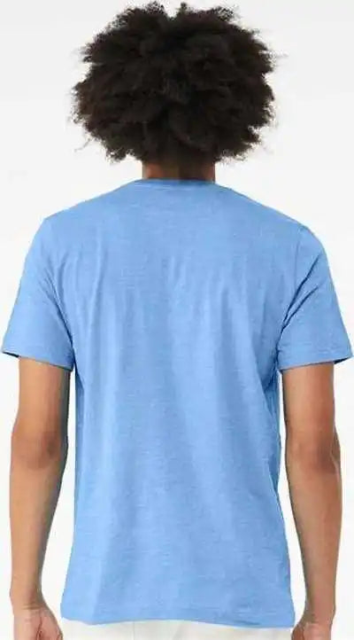 Bella + Canvas 3001cvc Cvc Jersey Tee Heather Carolina Blue