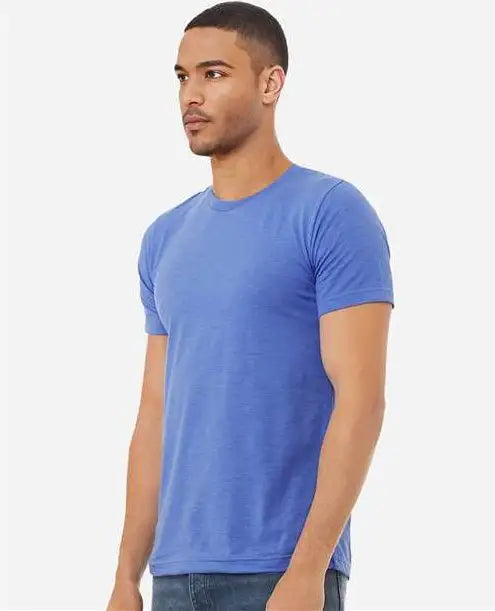 Bella + Canvas 3001cvc Cvc Jersey Tee - Heather Columbia Blue