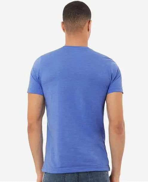 Bella + Canvas 3001cvc Cvc Jersey Tee - Heather Columbia Blue