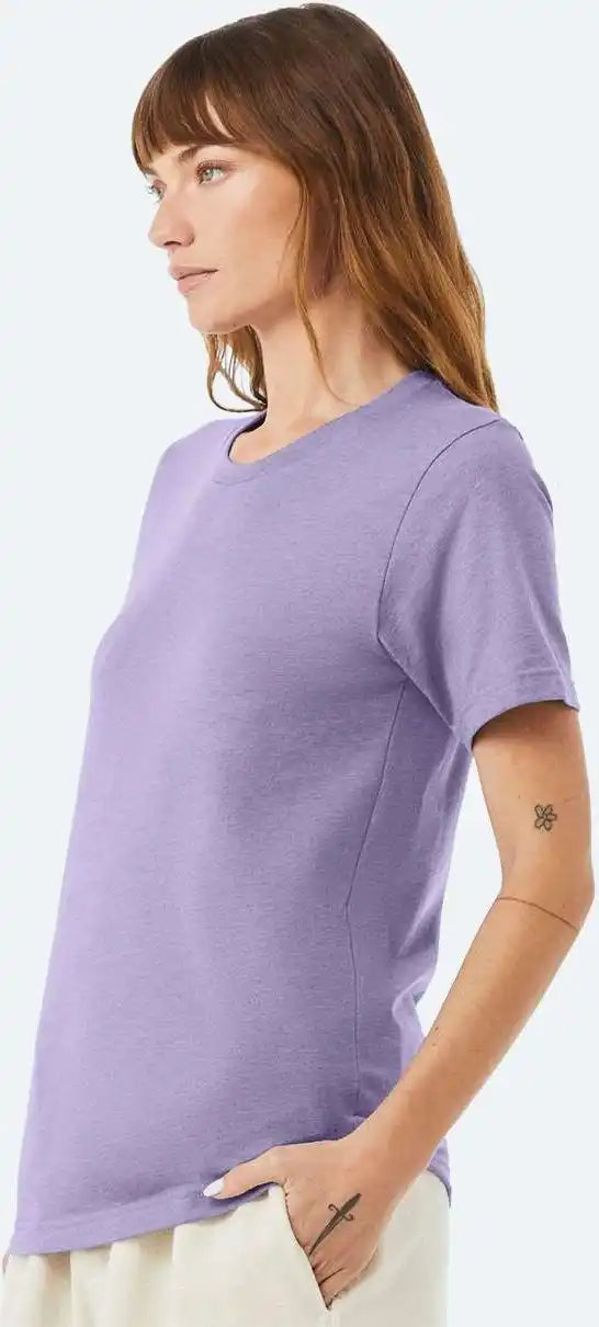 Bella + Canvas 3001cvc Cvc Jersey Tee Heather Dark Lavender