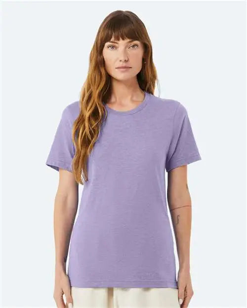 Bella + Canvas 3001cvc Cvc Jersey Tee - Heather Dark Lavender