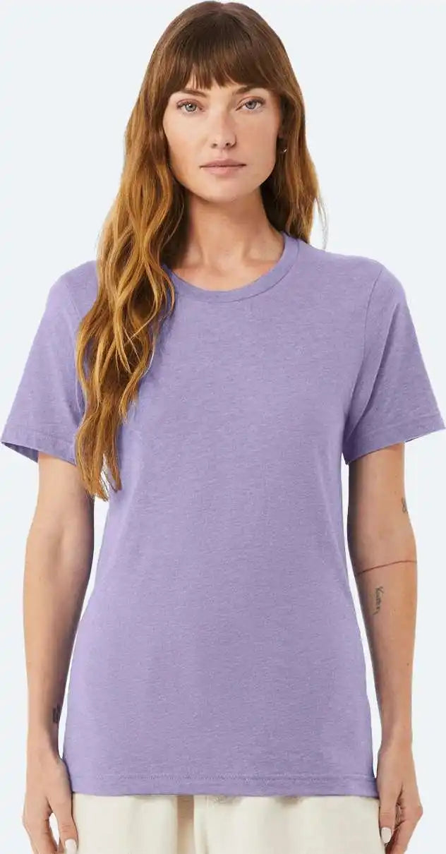 Bella + Canvas 3001cvc Cvc Jersey Tee Heather Dark Lavender