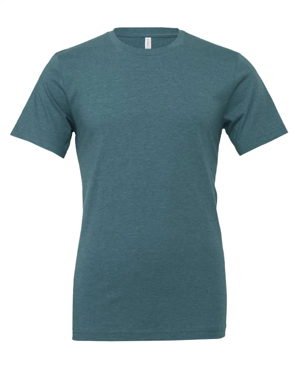 Bella + Canvas 3001cvc Cvc Jersey Tee - Heather Deep Teal