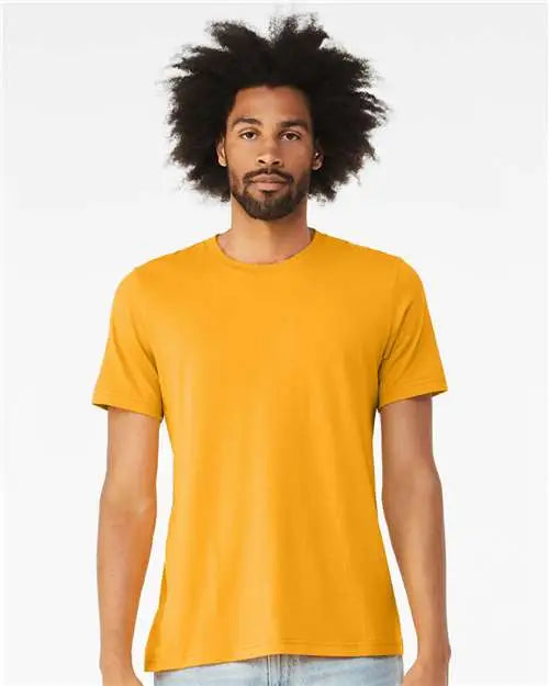 Bella + Canvas 3001cvc Cvc Jersey Tee - Heather Gold