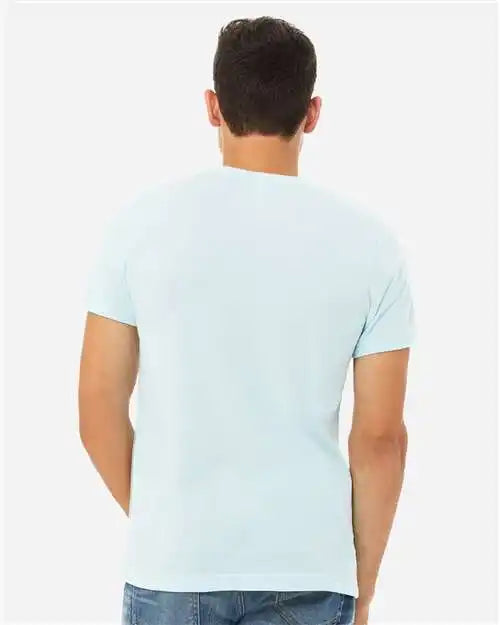 Bella + Canvas 3001cvc Cvc Jersey Tee - Heather Ice Blue