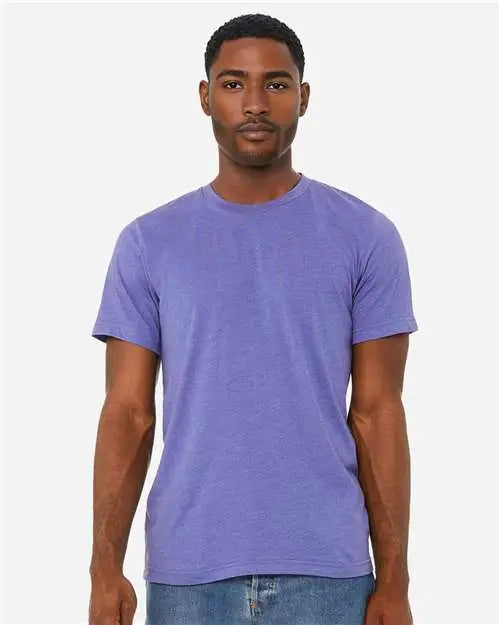 Bella + Canvas 3001cvc Cvc Jersey Tee - Heather Lapis