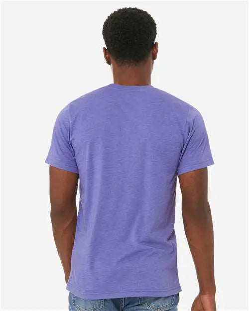 Bella + Canvas 3001cvc Cvc Jersey Tee - Heather Lapis
