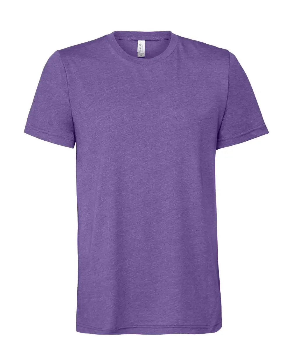 Bella + Canvas 3001cvc Cvc Jersey Tee - Heather Lapis - Purple / Xs