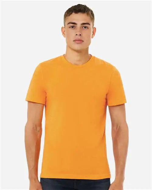 Bella + Canvas 3001cvc Cvc Jersey Tee - Heather Marmalade