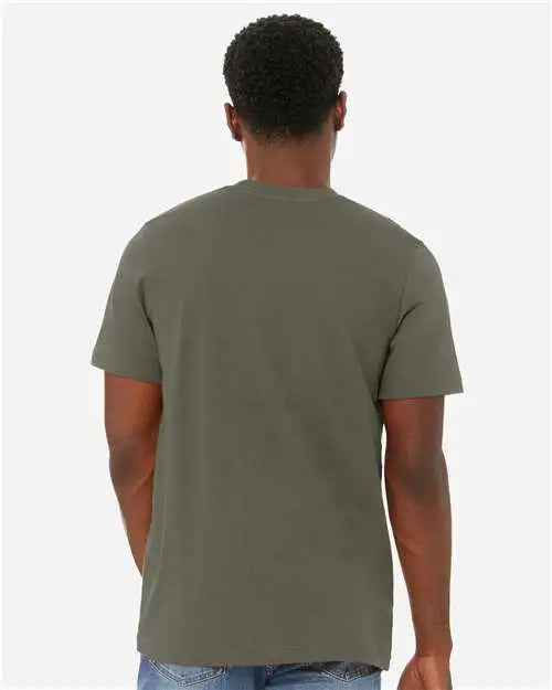 Bella + Canvas 3001cvc Cvc Jersey Tee - Heather Military Green