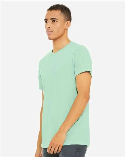 Bella + Canvas 3001cvc Cvc Jersey Tee - Heather Mint