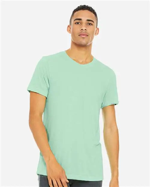 Bella + Canvas 3001cvc Cvc Jersey Tee - Heather Mint