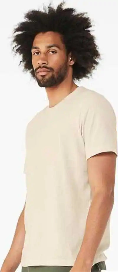 Bella + Canvas 3001cvc Cvc Jersey Tee Heather Oatmeal