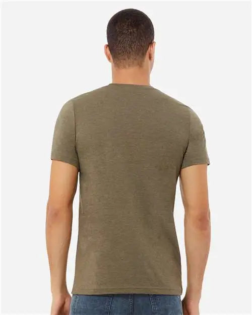 Bella + Canvas 3001cvc Cvc Jersey Tee - Heather Olive