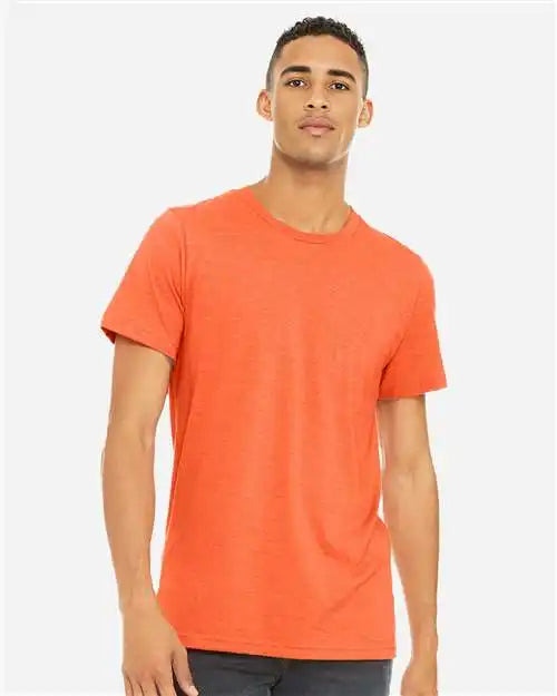 Bella + Canvas 3001cvc Cvc Jersey Tee - Heather Orange