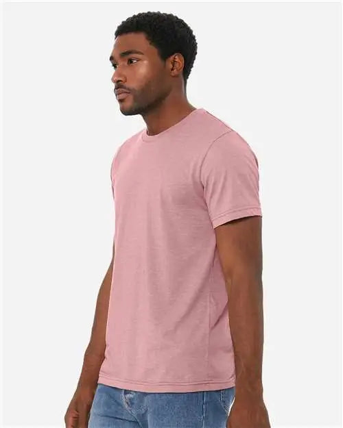 Bella + Canvas 3001cvc Cvc Jersey Tee - Heather Orchid