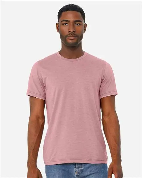Bella + Canvas 3001cvc Cvc Jersey Tee - Heather Orchid