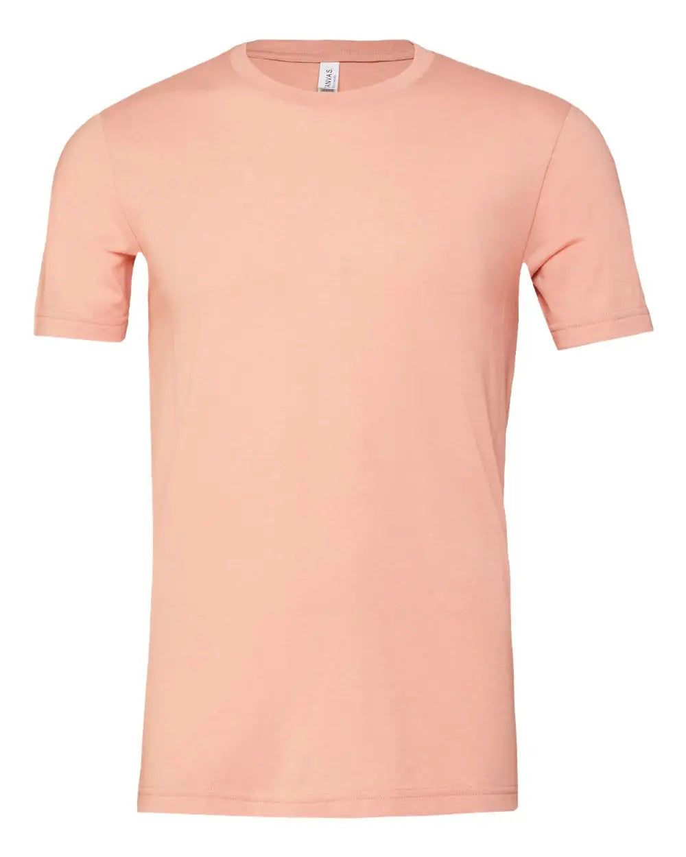Bella + Canvas 3001cvc Cvc Jersey Tee - Heather Peach - Coral / Xs