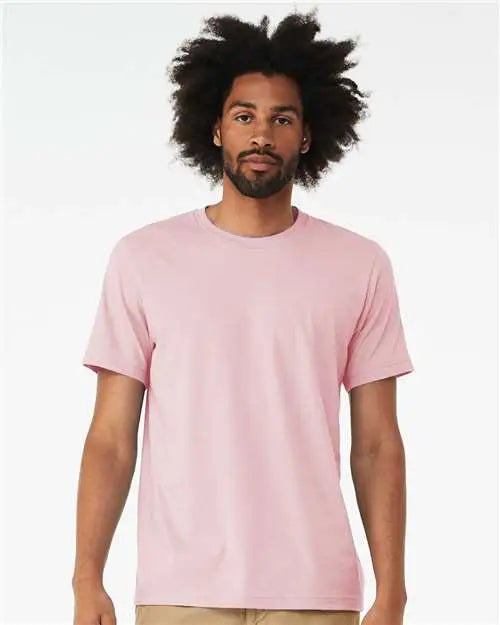 Bella + Canvas 3001cvc Cvc Jersey Tee - Heather Pink