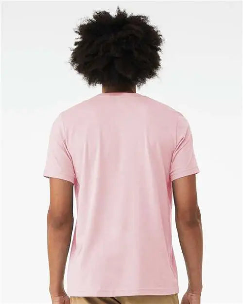 Bella + Canvas 3001cvc Cvc Jersey Tee - Heather Pink