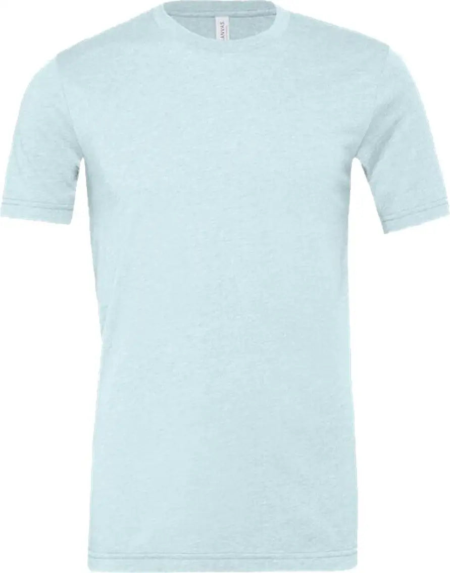 Bella + Canvas 3001cvc Cvc Jersey Tee - Heather Prism Ice Blue