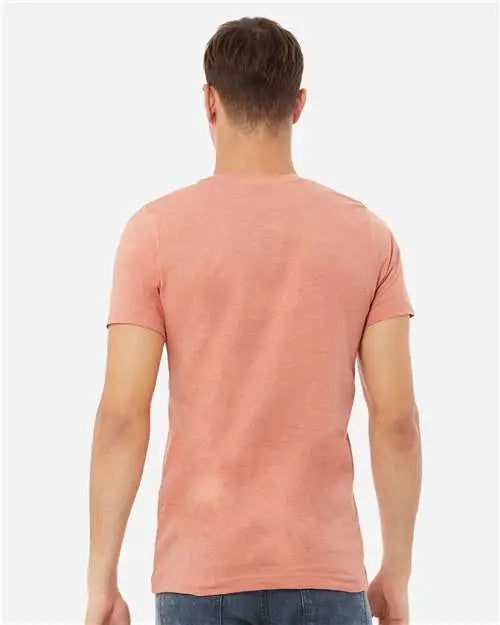 Bella + Canvas 3001cvc Cvc Jersey Tee - Heather Prism Sunset