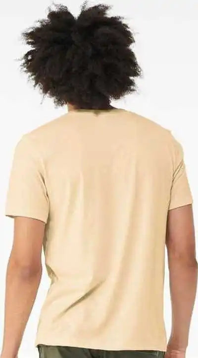 Bella + Canvas 3001cvc Cvc Jersey Tee - Heather Soft Cream