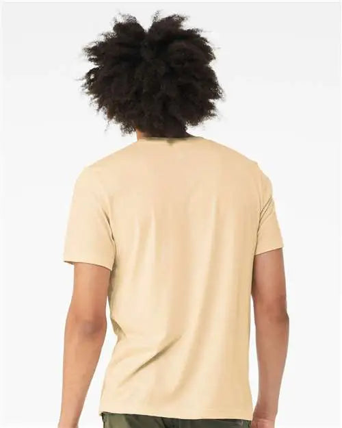 Bella + Canvas 3001cvc Cvc Jersey Tee - Heather Soft Cream