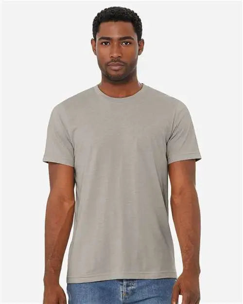 Bella + Canvas 3001cvc Cvc Jersey Tee - Heather Stone