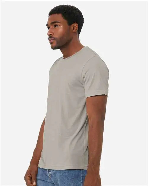 Bella + Canvas 3001cvc Cvc Jersey Tee - Heather Stone