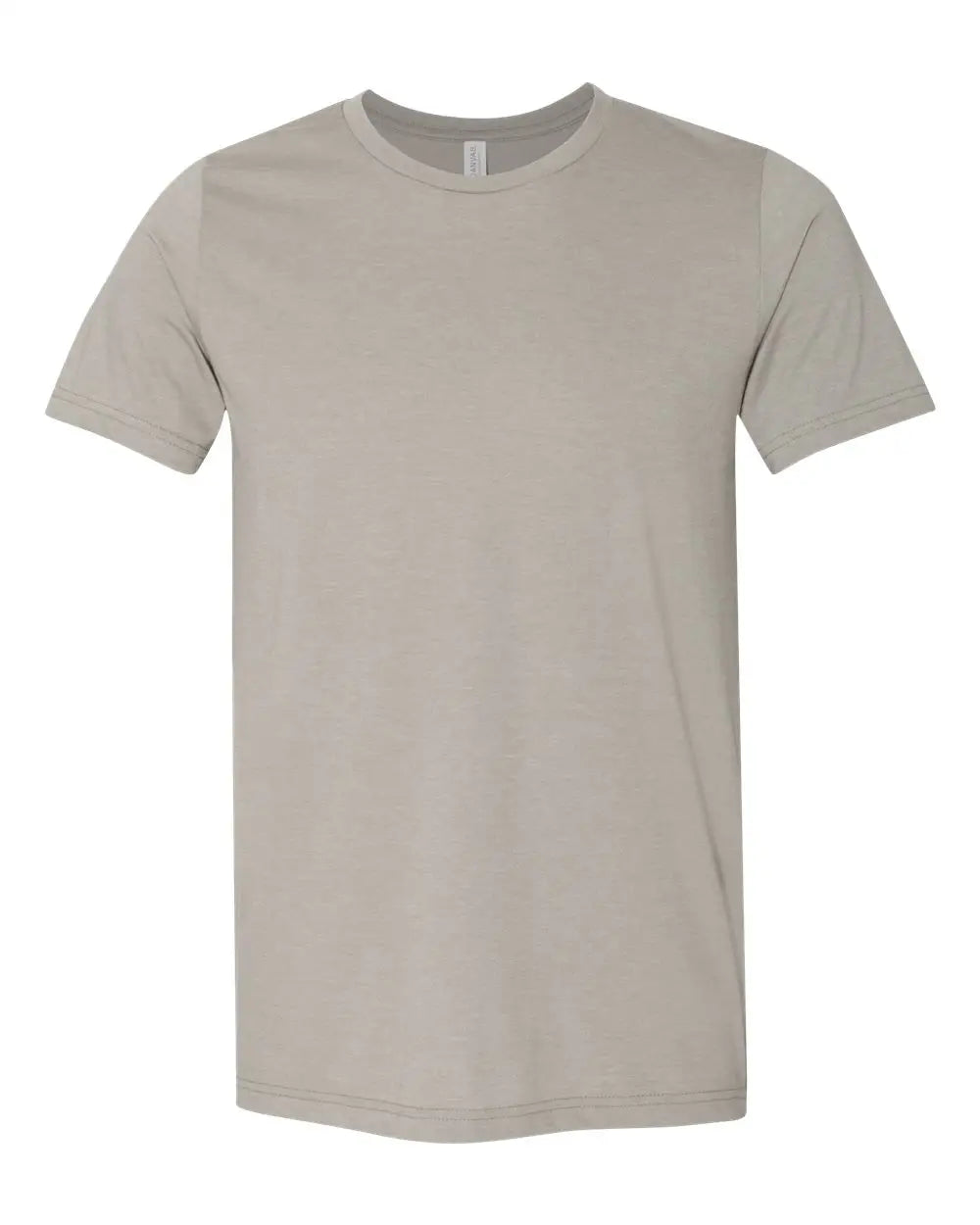 Bella + Canvas 3001cvc Cvc Jersey Tee - Heather Stone - Ivory / Xs