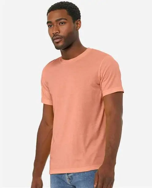 Bella + Canvas 3001cvc Cvc Jersey Tee - Heather Sunset