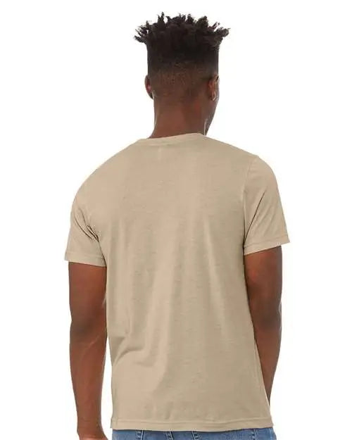 Bella + Canvas 3001cvc Cvc Jersey Tee - Heather Tan
