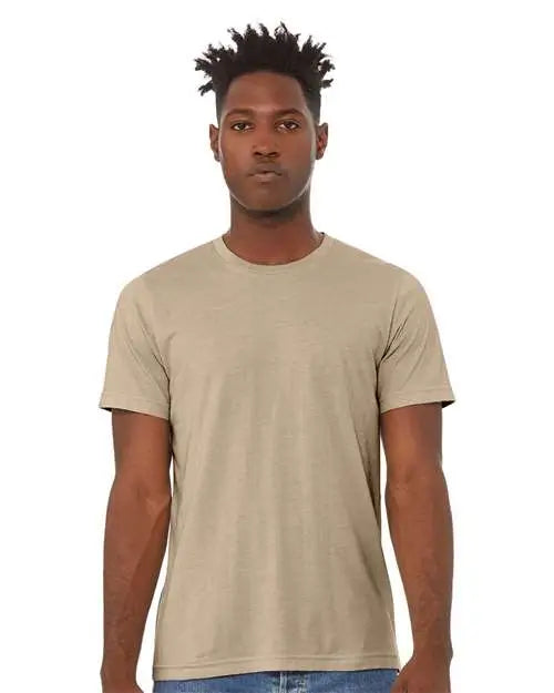 Bella + Canvas 3001cvc Cvc Jersey Tee - Heather Tan