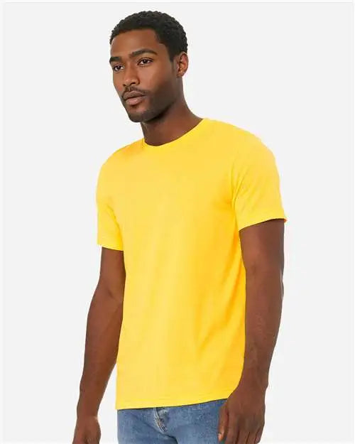 Bella + Canvas 3001cvc Cvc Jersey Tee - Heather Yellow