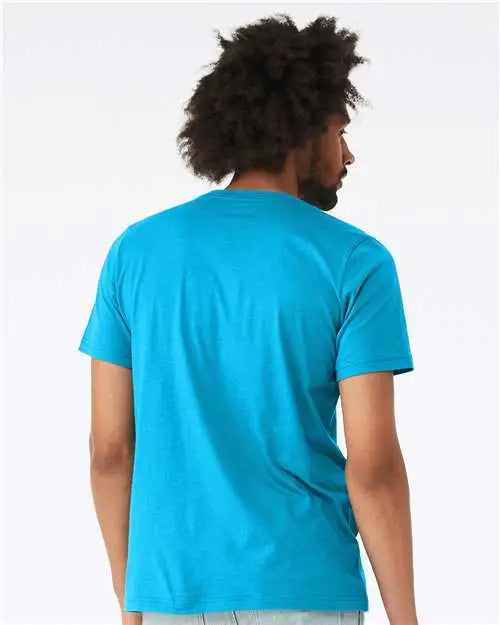 Bella + Canvas 3001cvc Cvc Jersey Tee - Neon Blue
