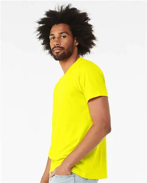Bella + Canvas 3001cvc Cvc Jersey Tee - Neon Yellow