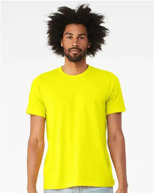 Bella + Canvas 3001cvc Cvc Jersey Tee - Neon Yellow