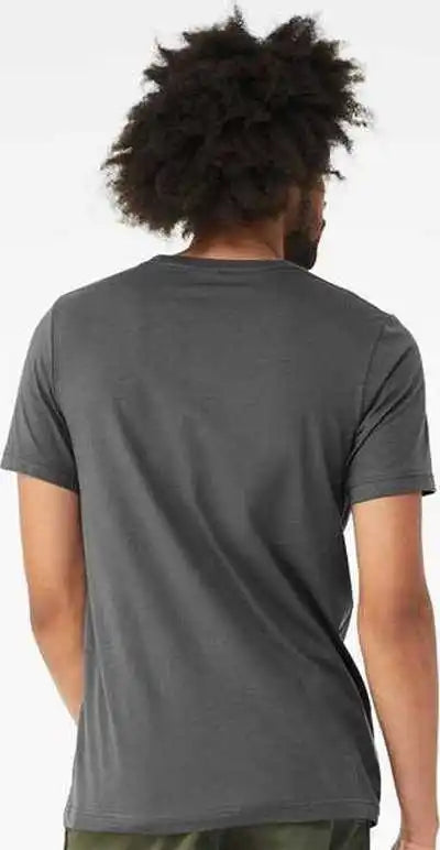 Bella + Canvas 3001cvc Cvc Jersey Tee Solid Asphalt Blend