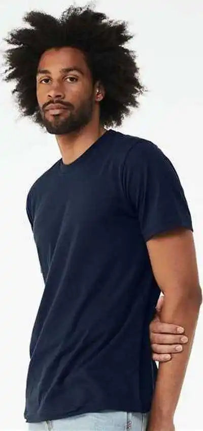 Bella + Canvas 3001cvc Cvc Jersey Tee Solid Navy Blend