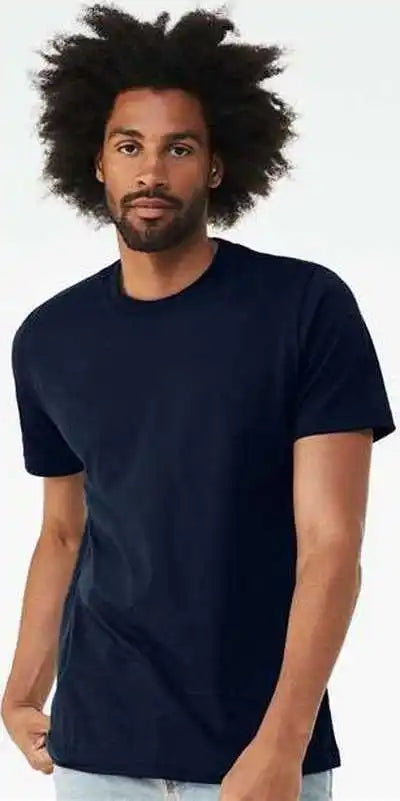 Bella + Canvas 3001cvc Cvc Jersey Tee Solid Navy Blend