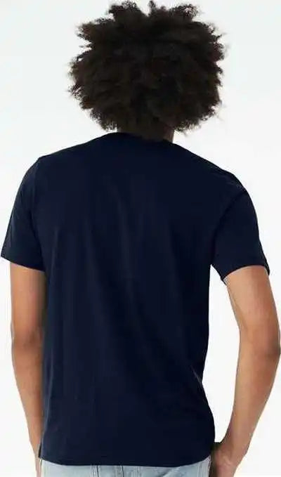 Bella + Canvas 3001cvc Cvc Jersey Tee Solid Navy Blend
