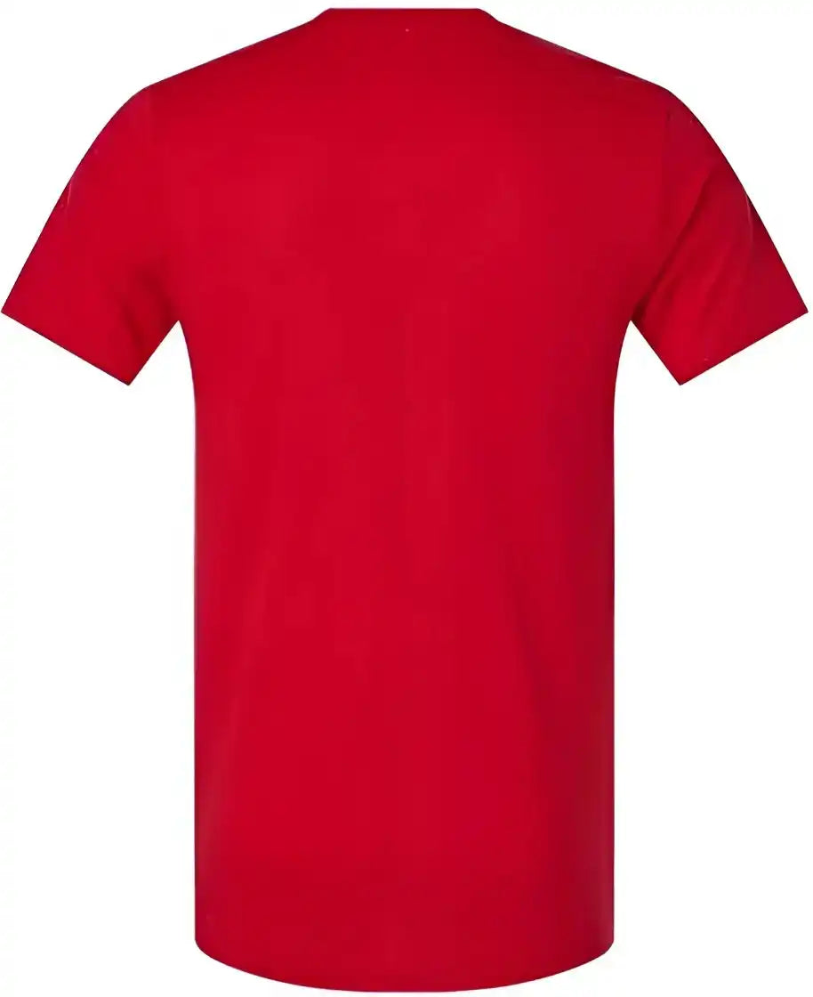 Bella + Canvas 3001cvc Cvc Jersey Tee Solid Red Blend