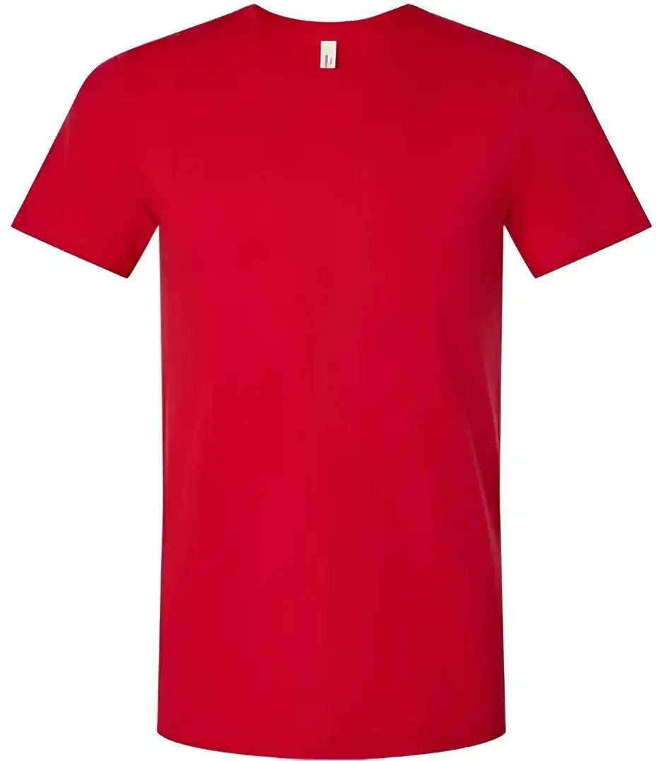 Bella + Canvas 3001cvc Cvc Jersey Tee Solid Red Blend